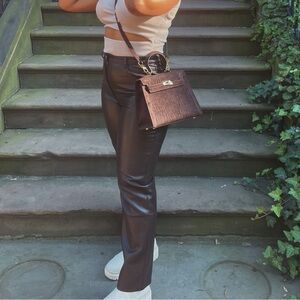 Aritzia Melina Pants Rich Mocha Brown